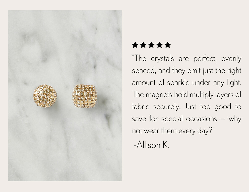 Treat Yourself to Pave Magnets at 50% Off