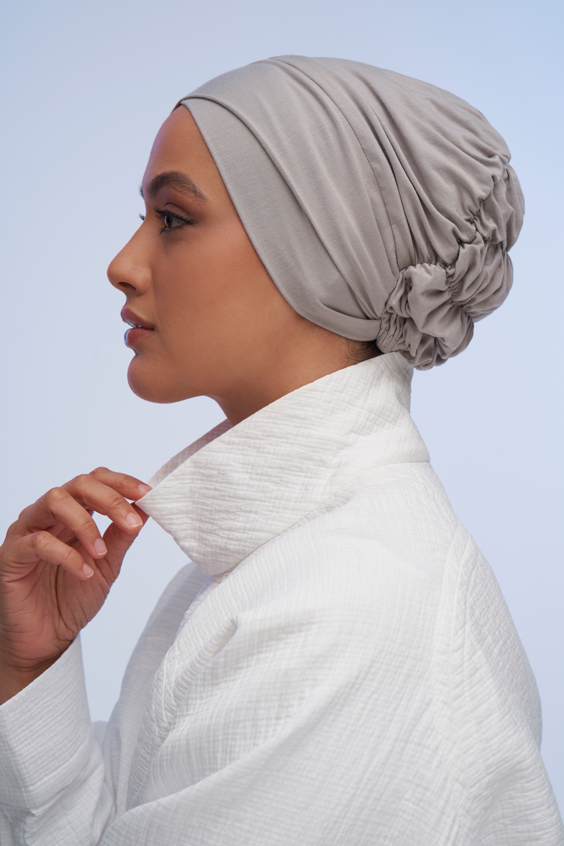 Shop Criss-Cross Underscarf in Stone