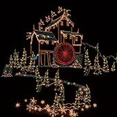 Christmas lights in Pigeon Forge