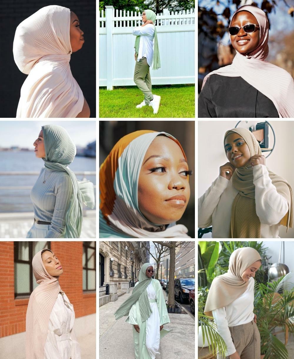 Shop All Pleated Hijabs