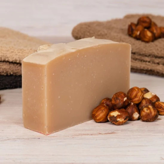 Hazelnut and Hazelnut Scrubby soaps are back! Goat Milk Stuff