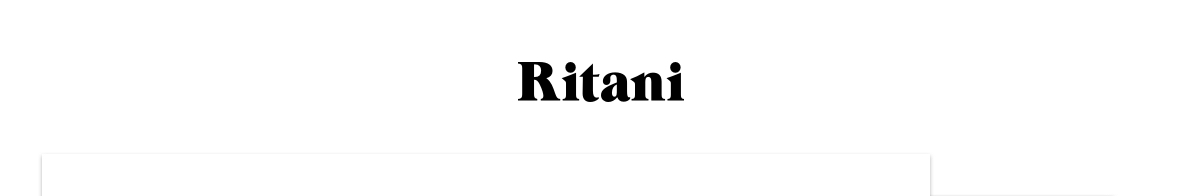 Ritani