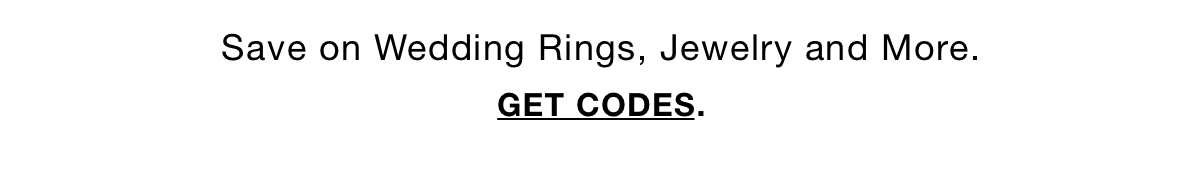 Save on wedding rings, jewelry and more. Get codes. 