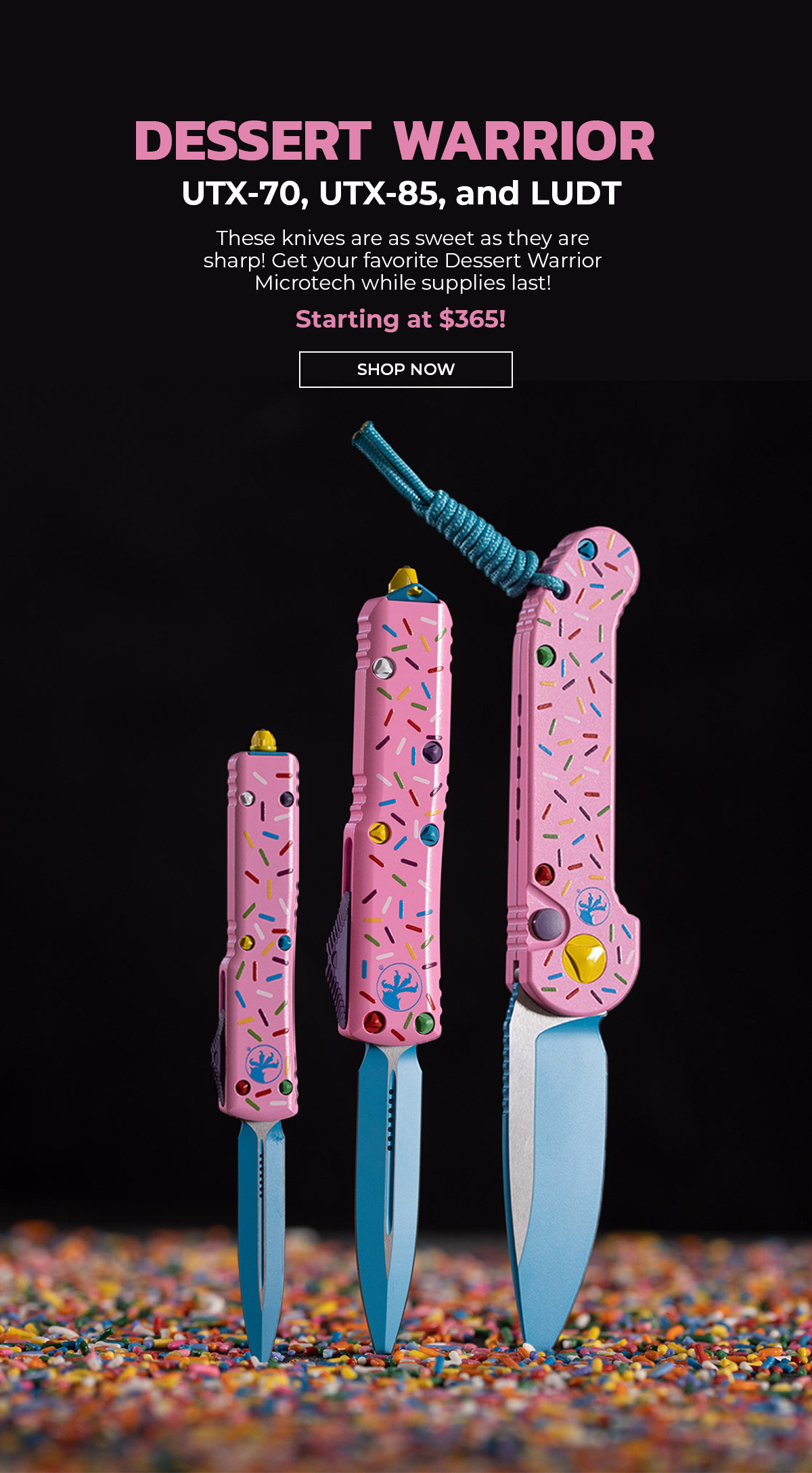 New Microtech Dessert Warriors! Now Available! Blade HQ