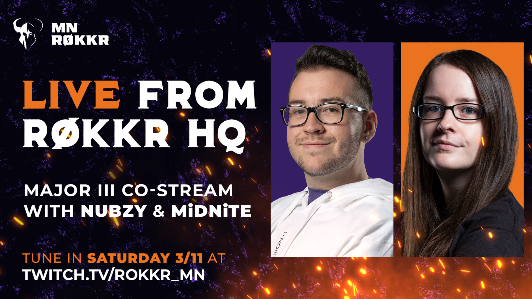 Major 3 co-stream with Nubzy and Midnite