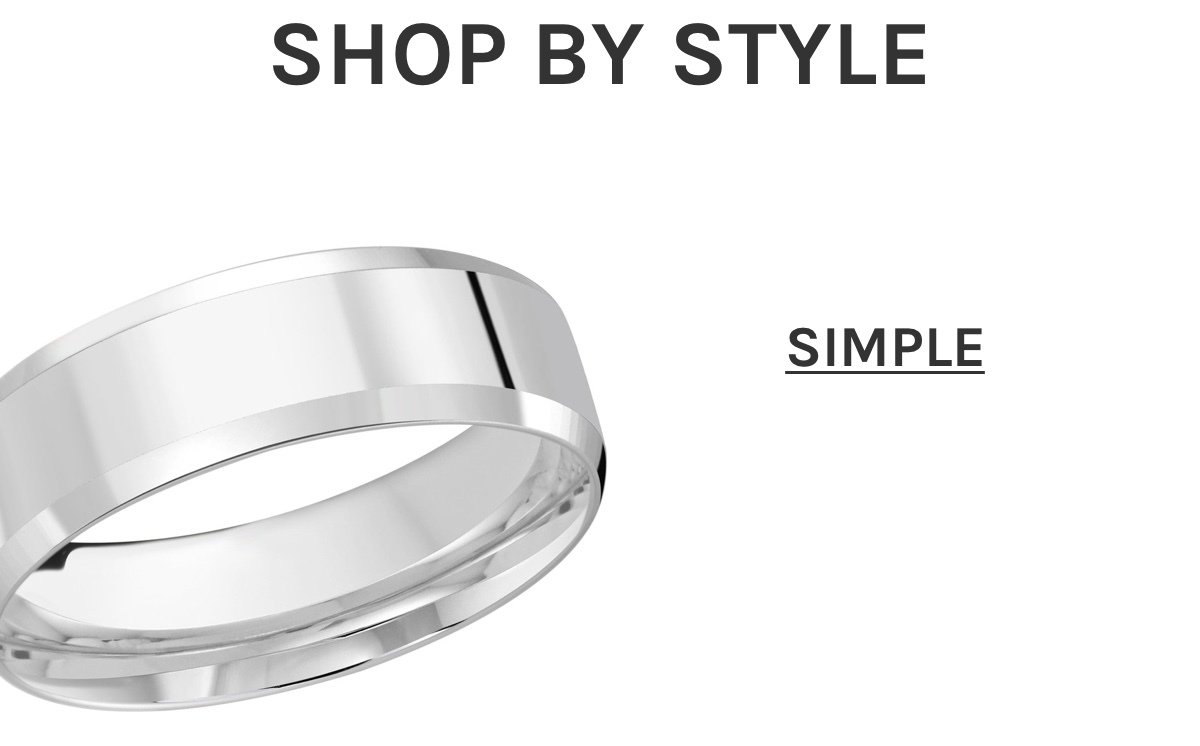 Shop by style. Simple