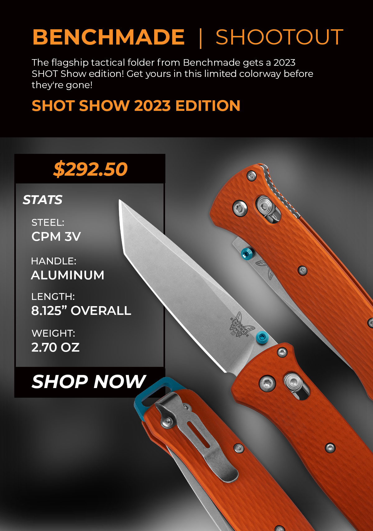 Benchmade Bailout! 2023 SHOT Show Edition! Blade HQ