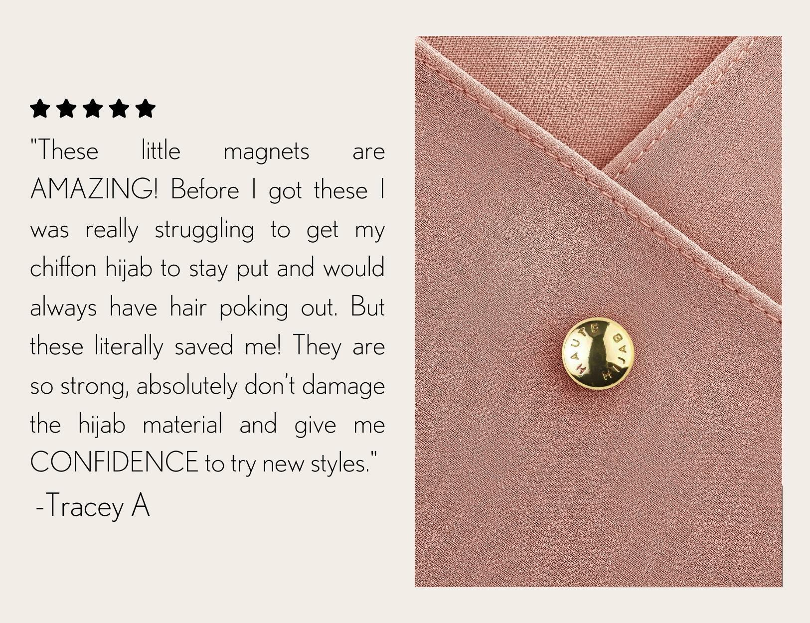 Shop No-Snag Hijab Magnets in Gold