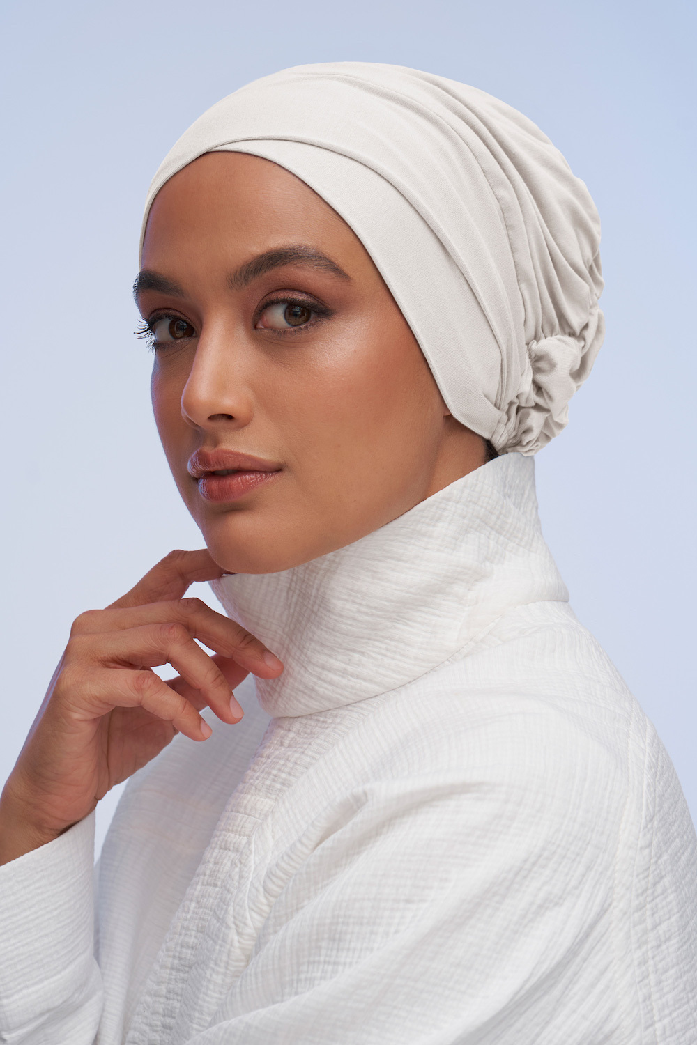 Shop Criss-Cross Underscarf in Ivory