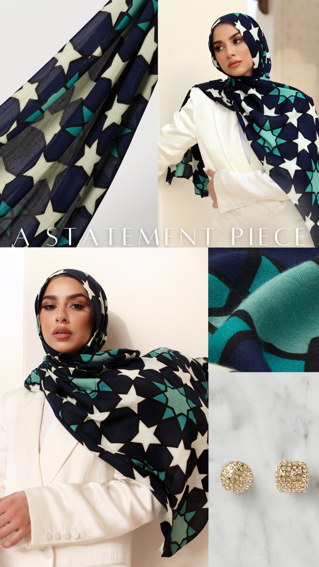 A Statement Piece: The Ottoman Star Hijab