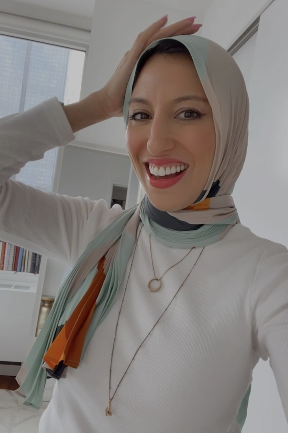 Melanie in Moxie Pleat Hijab