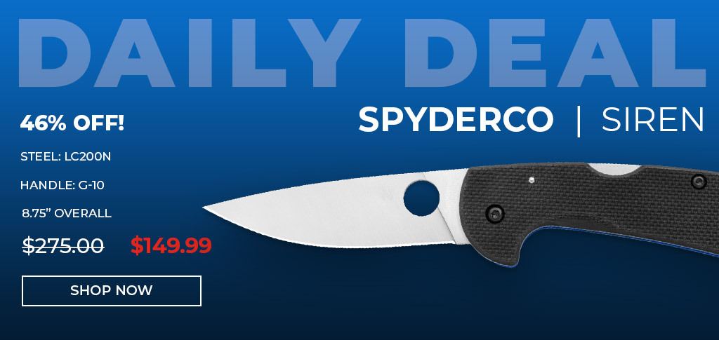 Daily Deal - Spyderco Siren