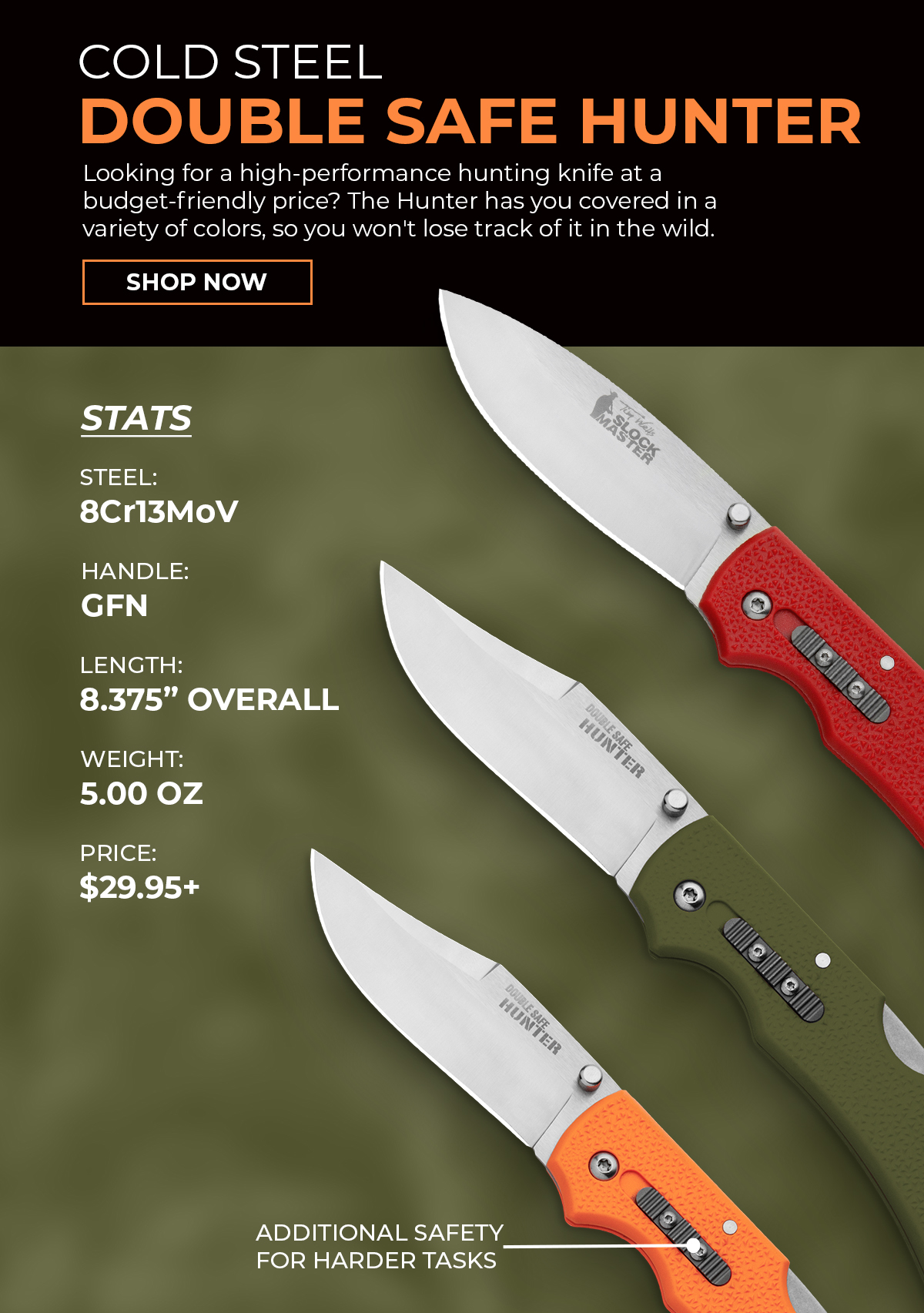 Cold Steel Double Safe Hunter