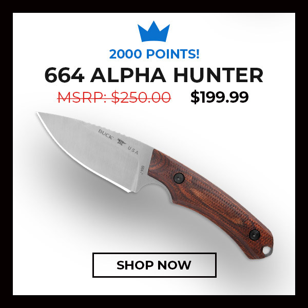 Buck 664 Alpha Hunter