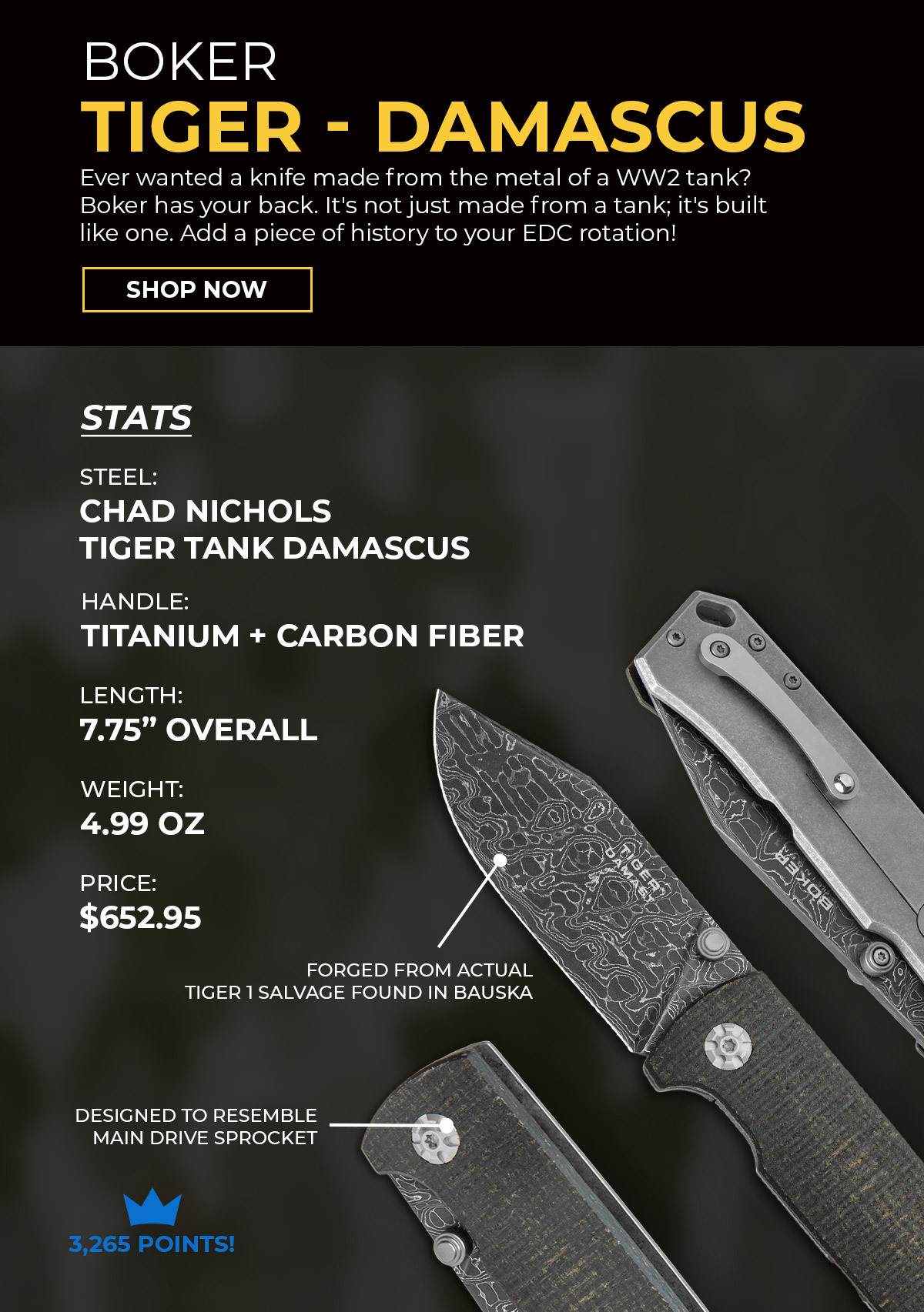 Boker Tiger Damascus