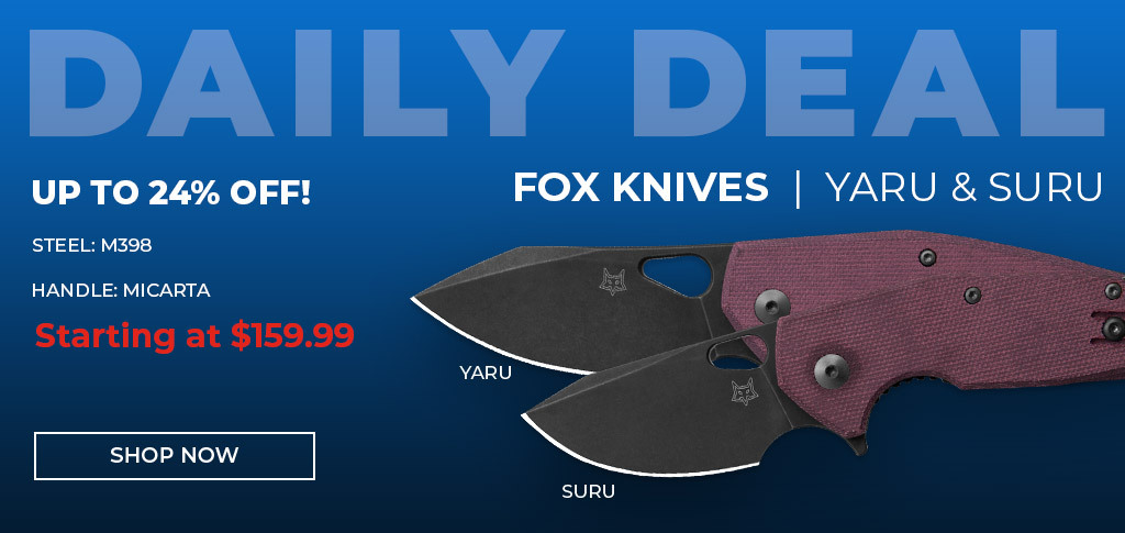 Daily Deal - Fox Knives Suru & Yaru