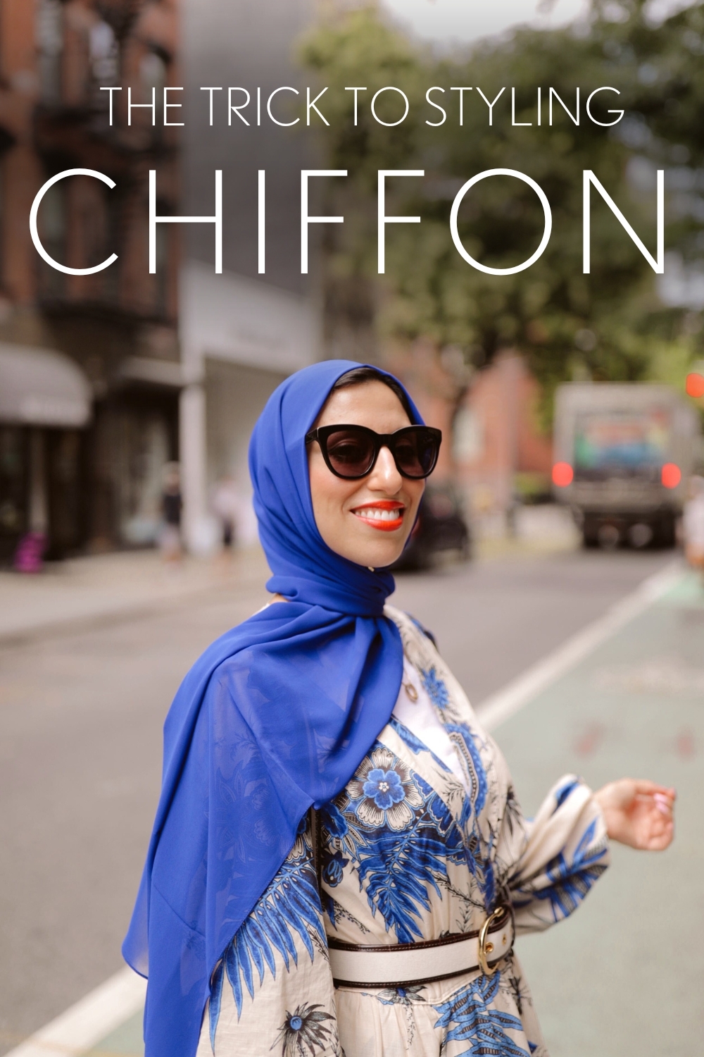 The Trick to Styling Chiffon 