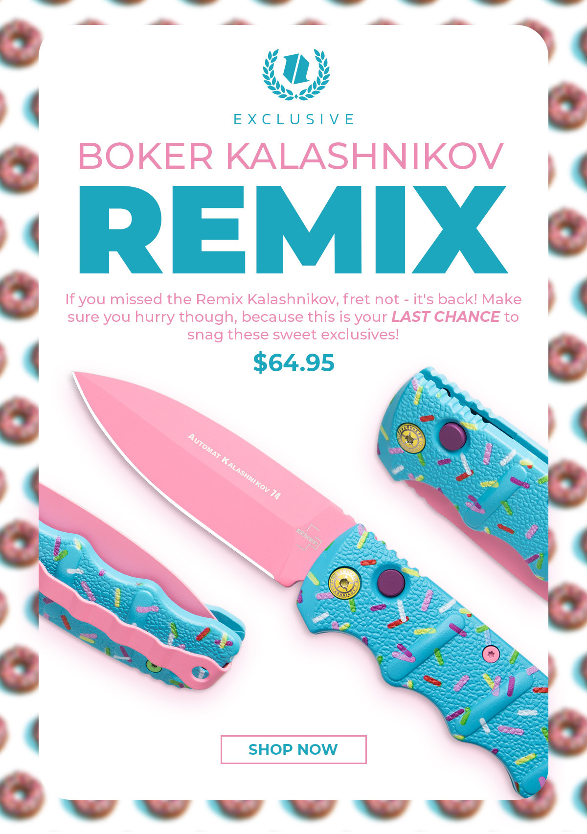 Dessert Warrior Banter & Elementum II now available! Blade HQ