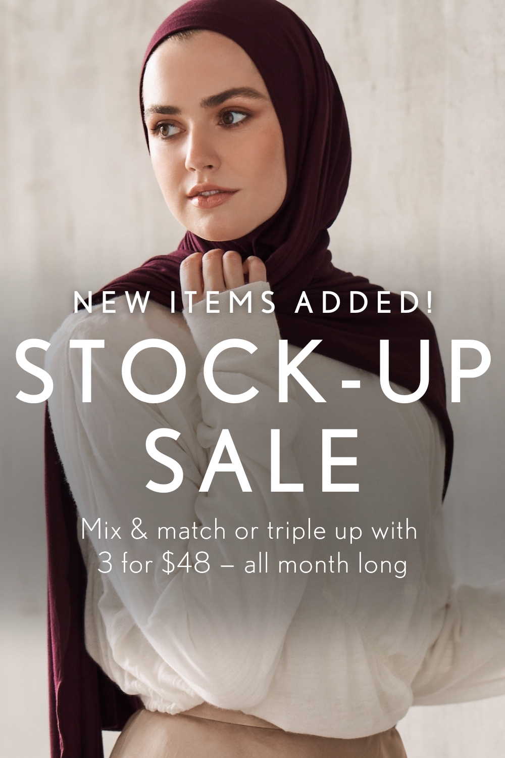 Stock Up and Save - 3 for $48