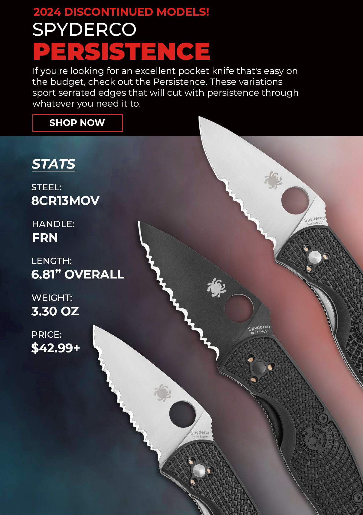 Spyderco Persistence Serrated