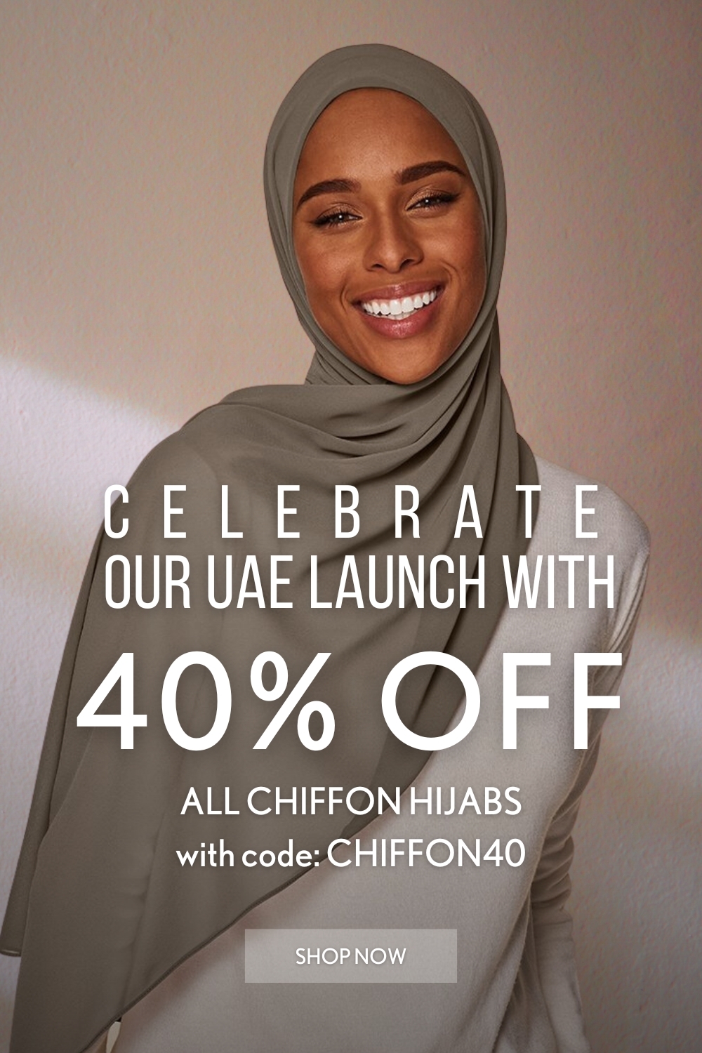 40% off ALL Chiffons with code CHIFFON40