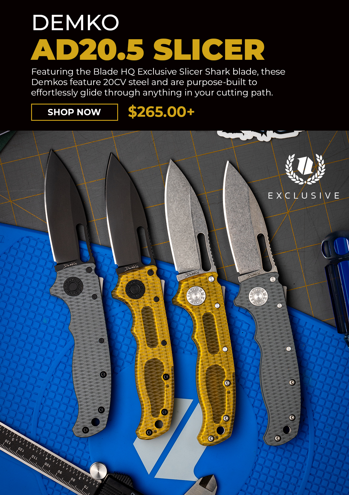 Exclusive Demko AD20.5 Slicer & More New Arrivals at Blade HQ! Blade HQ