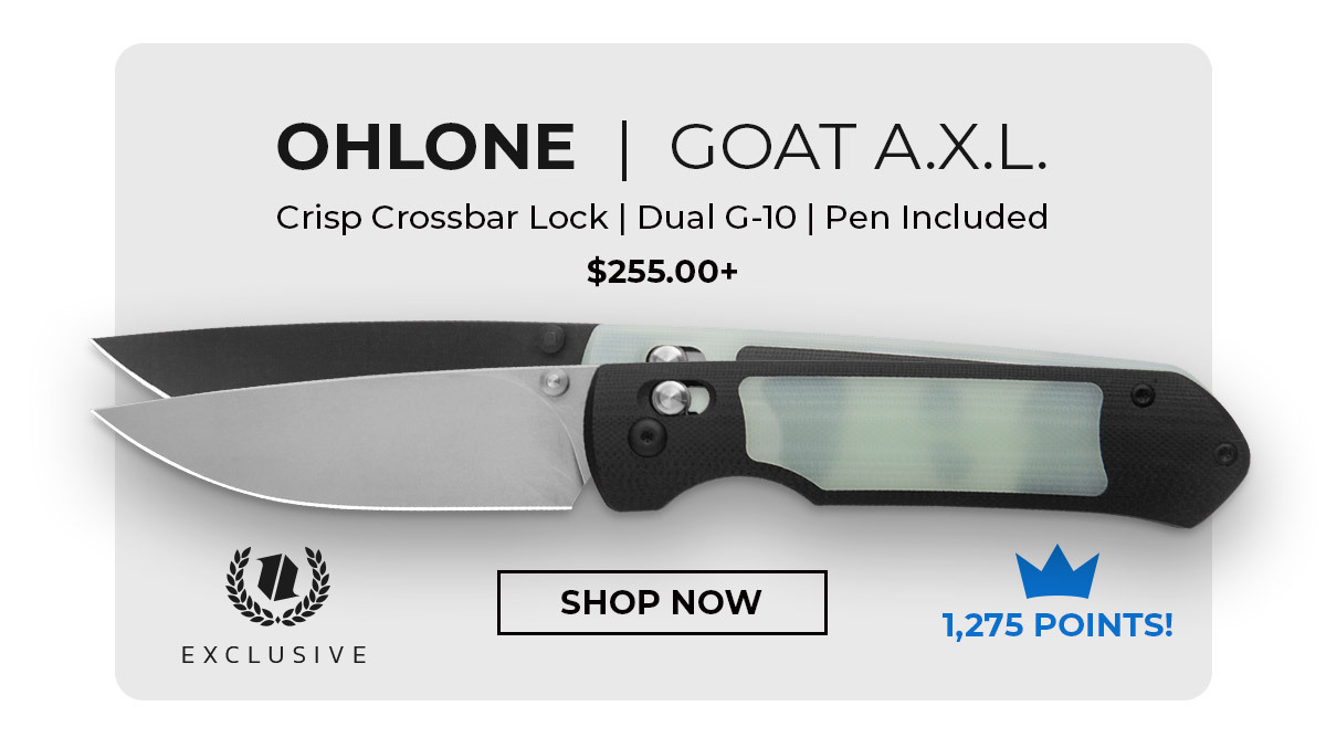 Ohlone Knives Goat A.X.L.