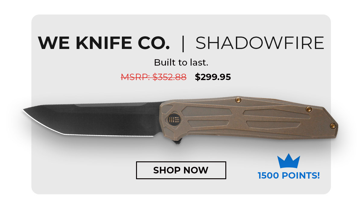 WE Knife Co. Shadowfire