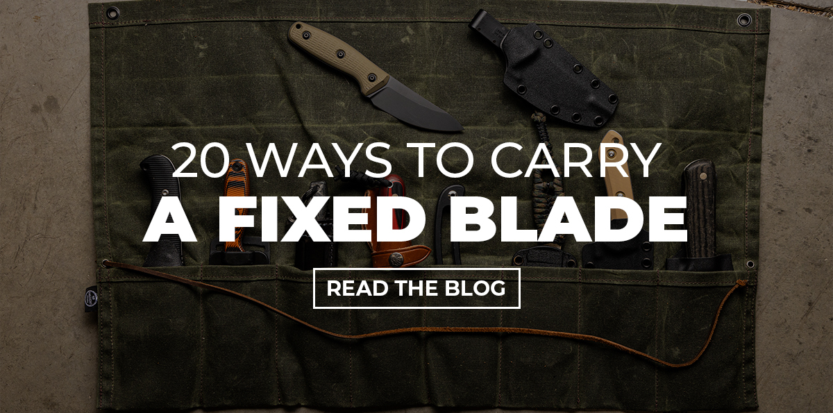 Blog - 20 Ways To Carry a Fixed Blade