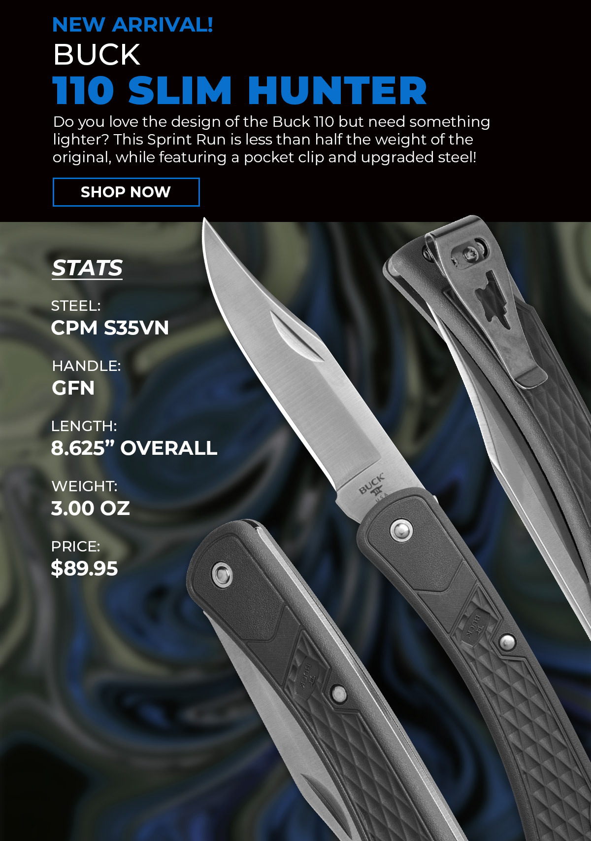 Buck 110 Slim Hunter
