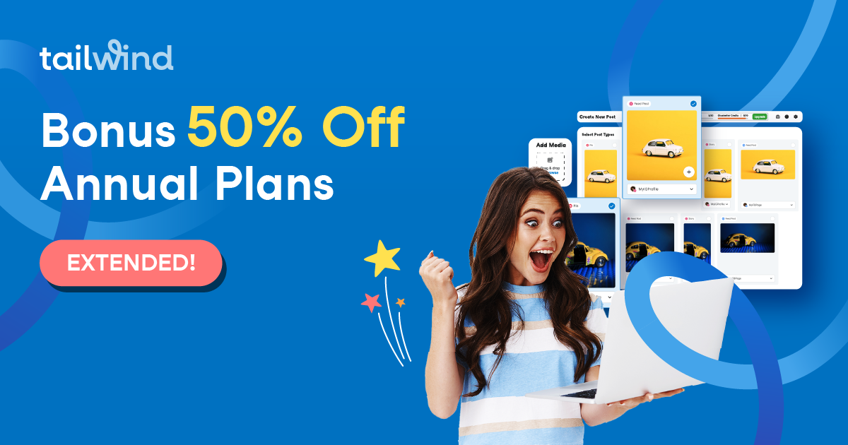 Bonus 50% Off Annual Plans. Sale Extended.