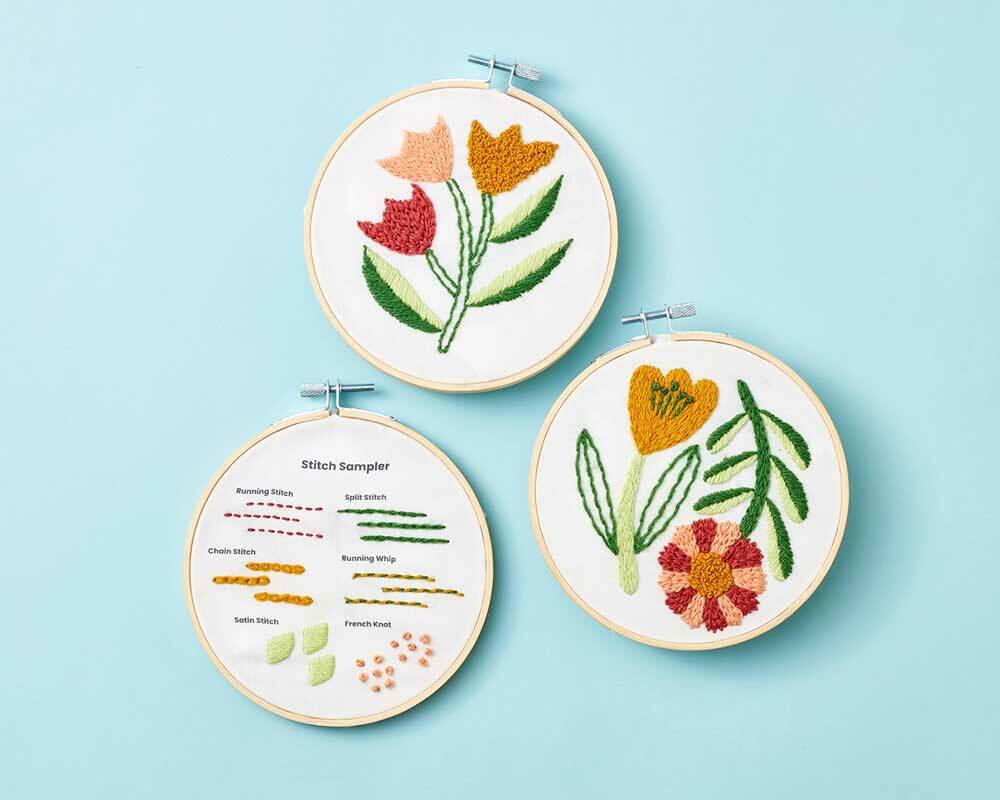 beginner embroidery kit