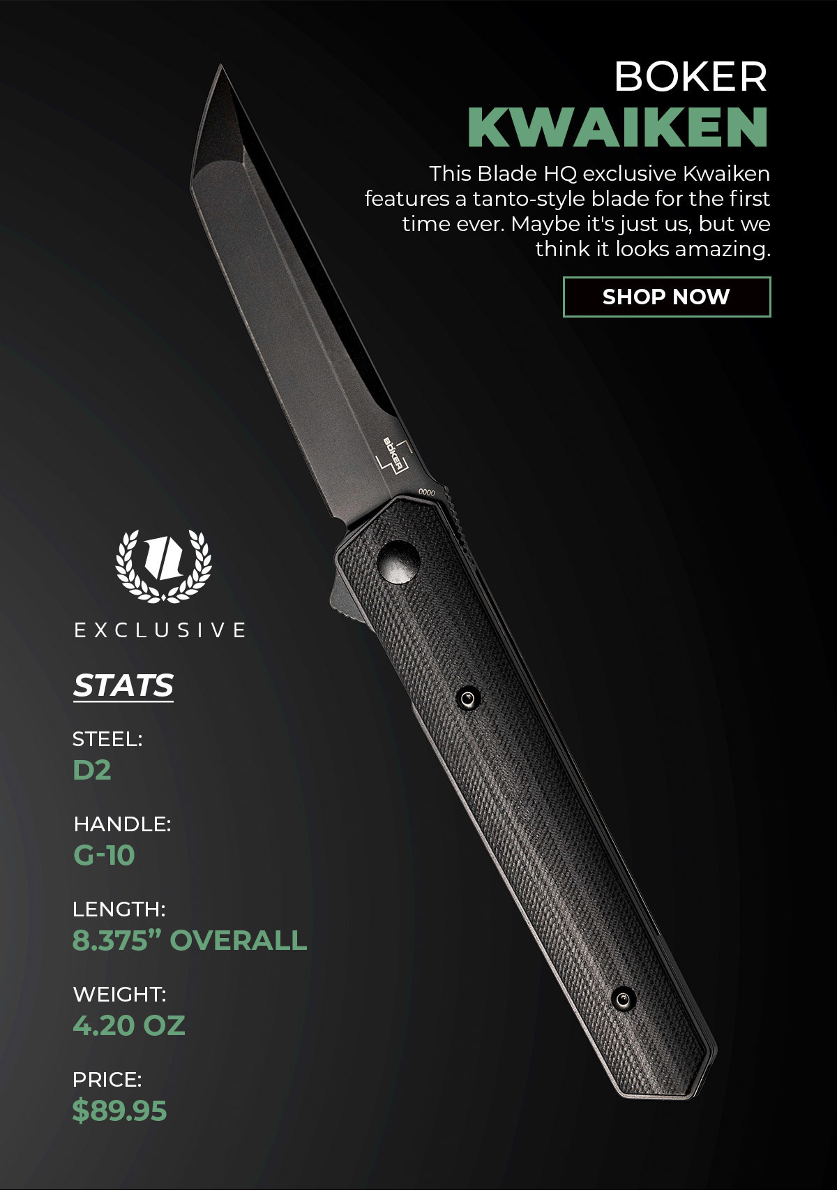 Boker Kwaiken Tanto Exclusive