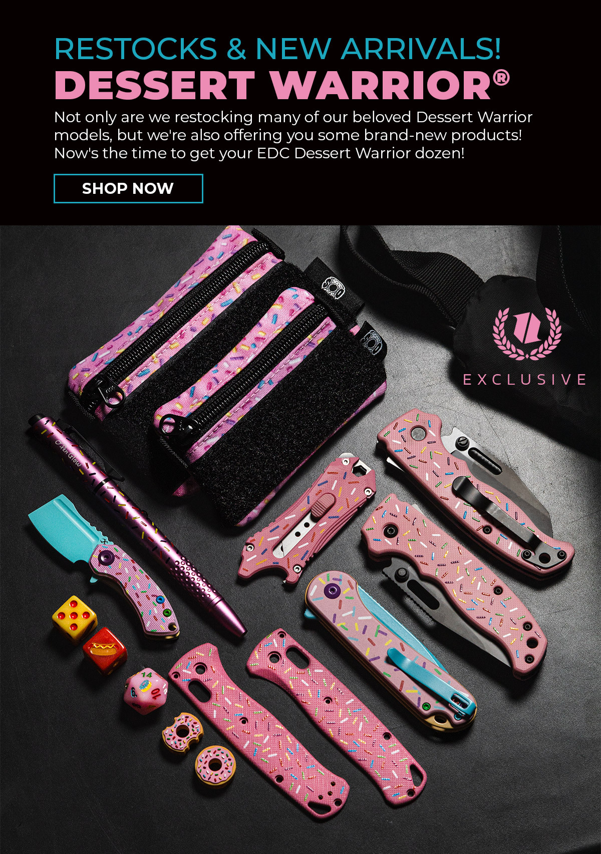 Dessert Warrior Restocks & New Arrivals!