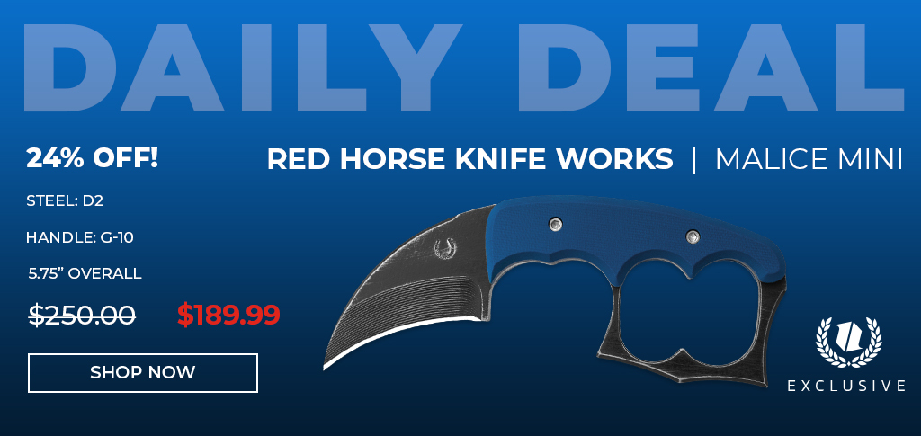 Daily Deal - Red Horse Knife Works Malice Mini