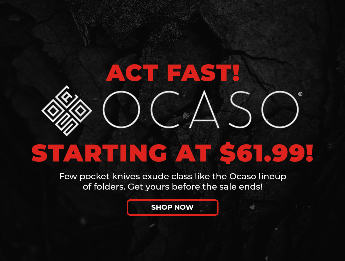 Ocaso Sale Ends Tonight!