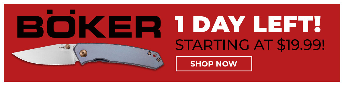 Last day of Boker Sale!