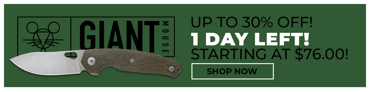 Last day of GiantMouse sale!