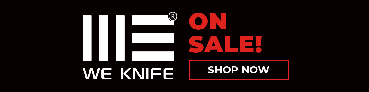 WE Knife on sale!