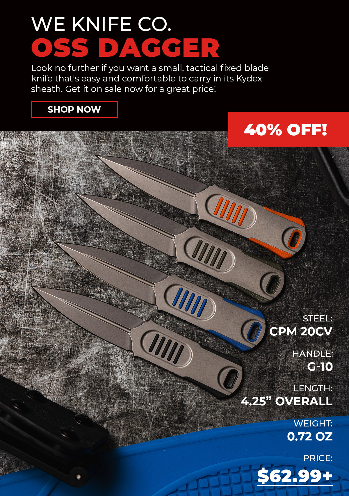 WE Knife Co. OSS Dagger