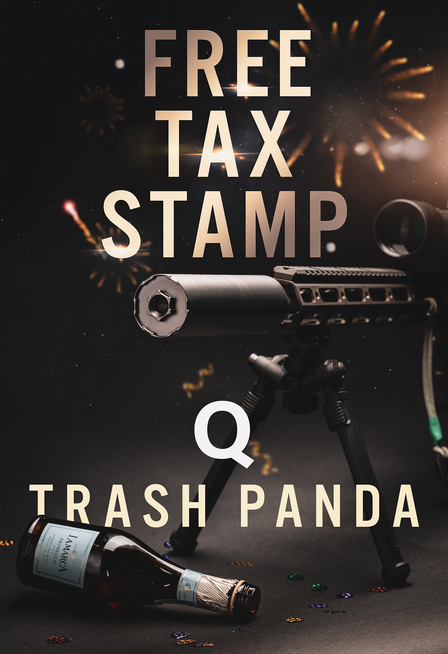 Q Trash Panda - Free Tax Stamp