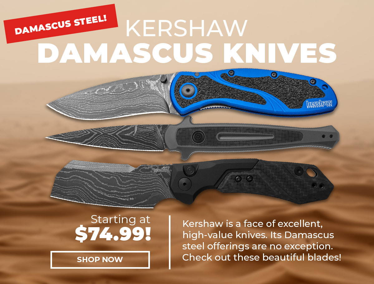 Kershaw Damascus Knives