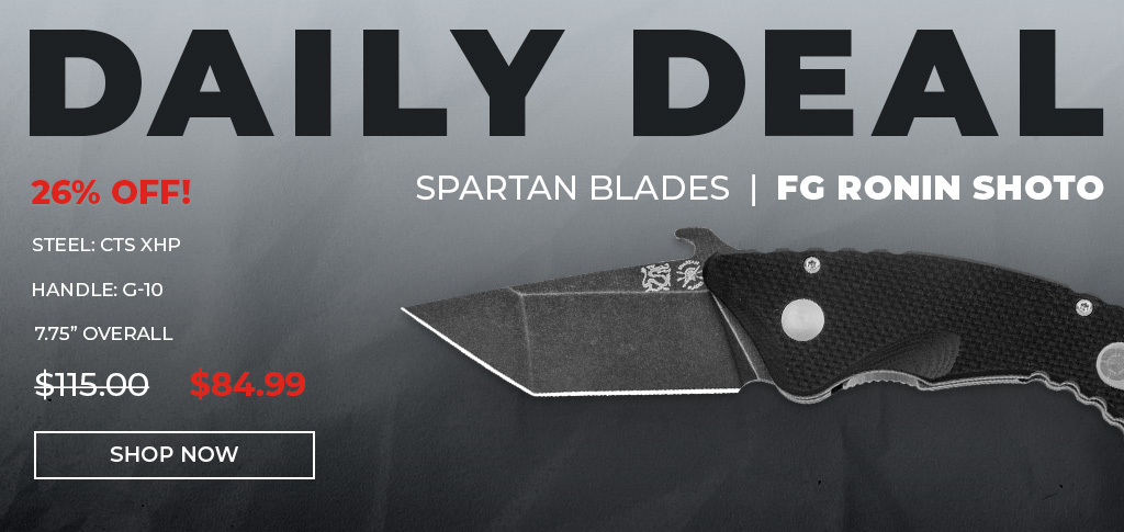 Daily Deal - Spartan Blades FG Ronin Shoto