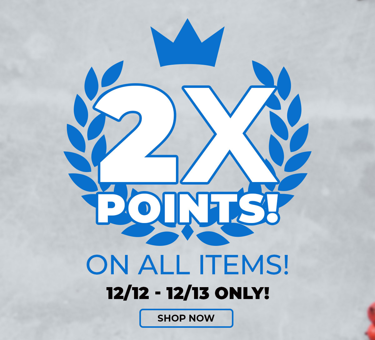 2X Blade Club Points on every purchase!