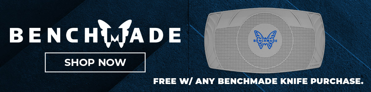 Free shop mat w/ Benchmade purchase