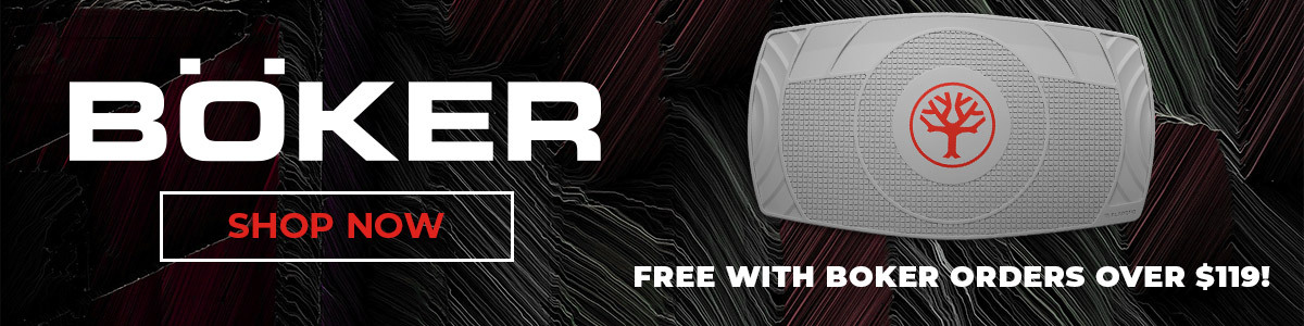 Free shop mat w/ Boker purchase