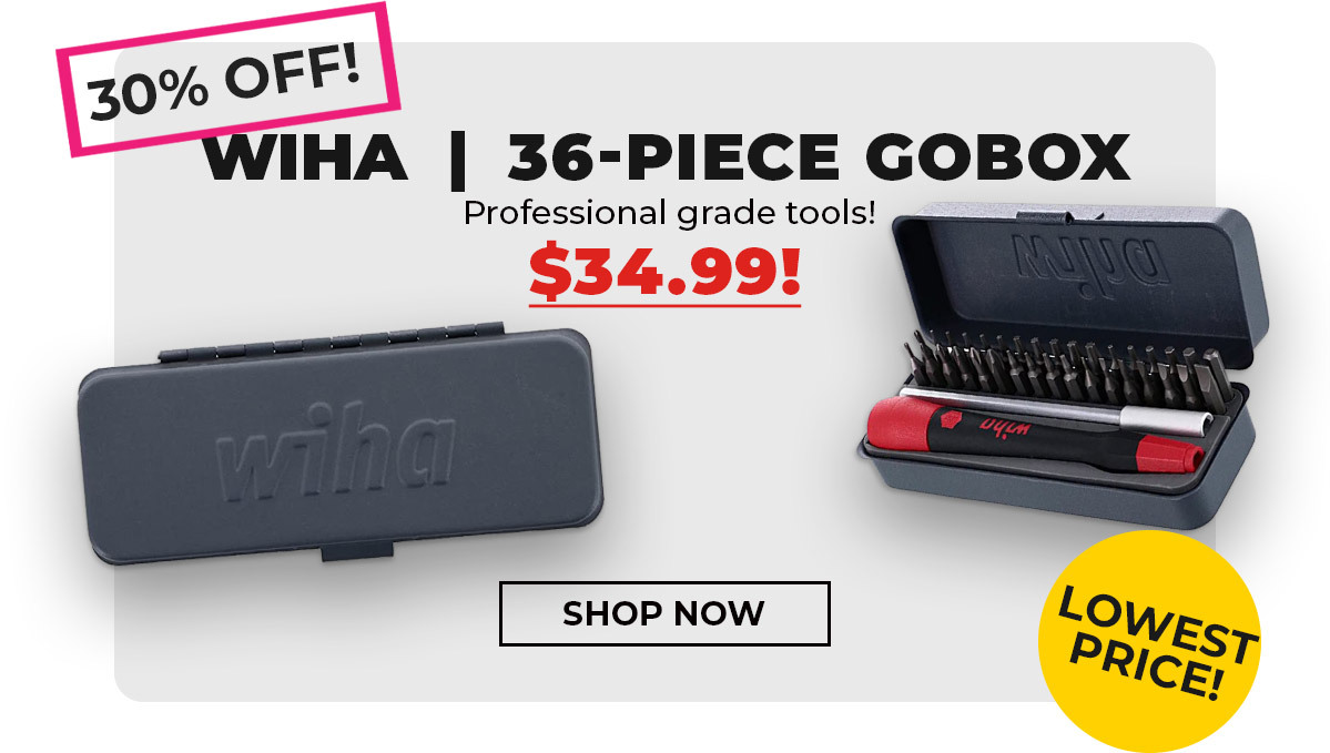 Wiha 36-Piece GoBox