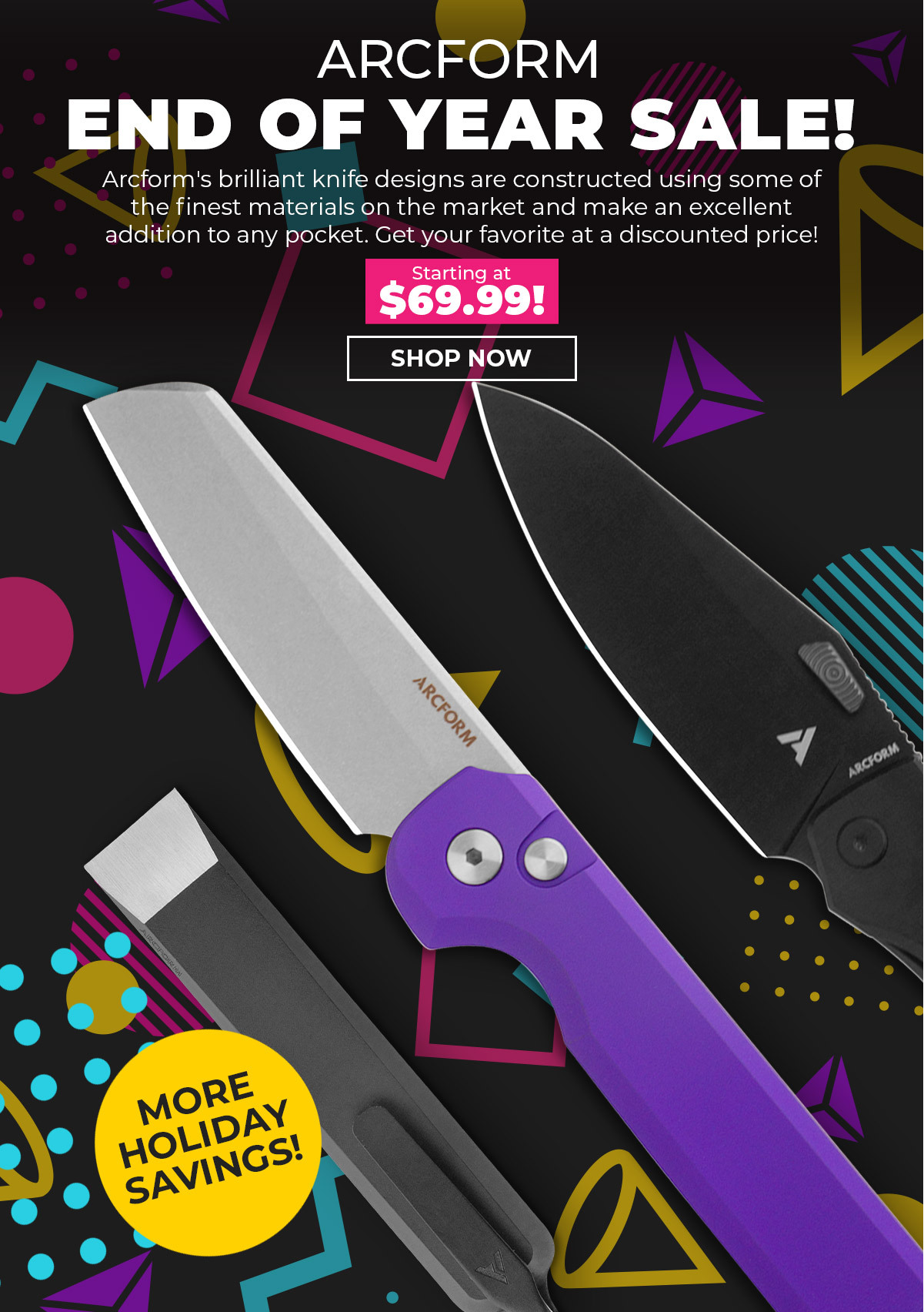 Arcform End of Year Sale