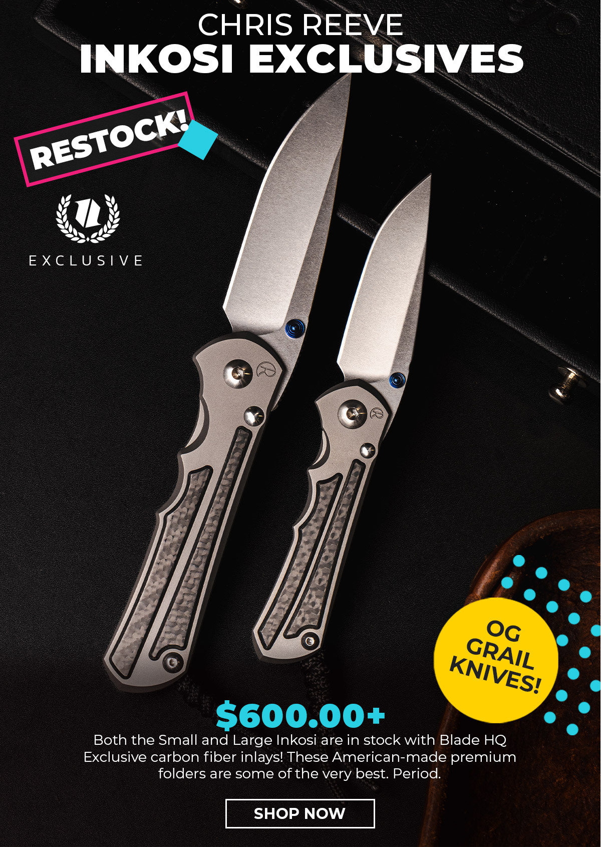 Chris Reeve Inkosi Exclusives