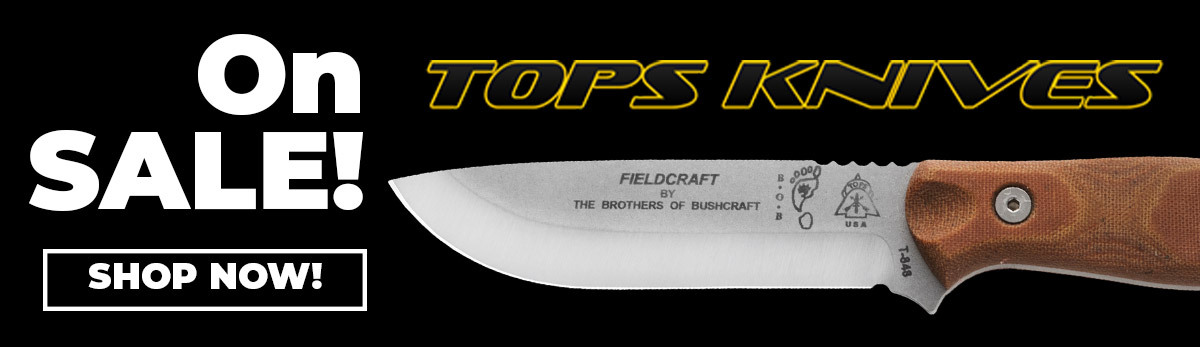 TOPS Knives on sale!